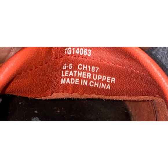 Tommy Girl Chunky y2k western mule clogs leather upper rubber sole suede size 8 - Picture 9 of 9